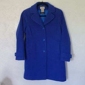 L.L. Bean Bellandi 100% Wool Vintage Coat